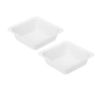 Square Weigh Boats, 20 Pack Plastic Disposable Trays for Laboratory Weighing and Mixing - 100mL Medium Size(20)
