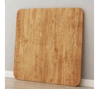 Square Wood Dining Tabletop Replacement Temporary 24" to 40" Oak Desktop for Indoor/Outdoor Café Versatile Table Top for Home Bistro & Restaurant Use