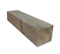 Square wooden post 6ft X 4" fence posts stained treated garden timber wood 1.8m X 100mm, Timber Fencing Post Fence,4 x 4 fence posts,4x 4 wood post, 4x 4 timber posts (2)