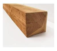 Square wooden post 8ft X 8"x 8" fence posts stained treated garden timber wood 200mm X 200mm, Timber Fencing Post Fence,8 x 8 fence posts,8x 8 wood post, (2, 300cm Long x 20cm Wide x 20cm Deep)