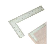Square Woodworking - 5x10cm L-Square Framing Tool, 90 Degree High Precision Measuring Ruler, Double-Sided Etching Gauge for Making Layouts Leather Design | Engineer Roofing Stair Work Carpentry Projec