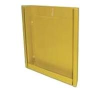 Square Yellow Target Holder By Bisley - SMALL