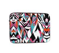 Square zebra pattern 15 inch Print Laptop Case, Business/Office Commuter Laptop Case