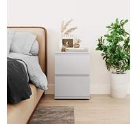 SquareBoxx Fairfield Matt Minimalist Chest of Draws 2 Draw in White SquareBoxx White