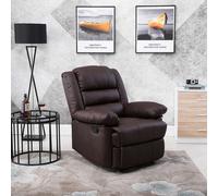 SquareBoxx Hawthorne Recliner Armchair in Brown SquareBoxx Brown