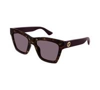 Squared Cat-eye Sunglasses - female - Gucci - Sunglasses - Brown - 54 MM - Accessories 54 MM