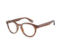 Squared Optical Frame - male - Giorgio Armani - Glasses - Brown - 50 MM - Accessories 50 MM