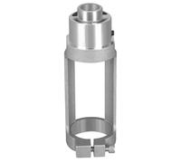 Squarehole Drill Bit Adapter, Aluminum Square Hole Drill Fixing Bracket for 38-43mm Chucks with 19mm Diameter, Universal Woodworking Tool for Mortise and Tenon Joints