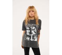 Squares Band Logo Limited Edition 999 Only Premium Wash T Shirt Doors Grey XXL