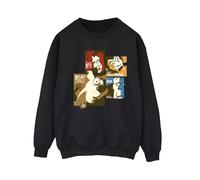 Squares Faces Sweatshirt Scooby Doo Black 4XL