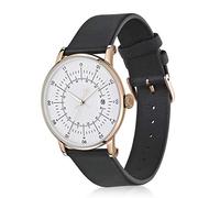 Squarestreet Unisex Analog Watch Swiss Quartz Steel Leather Plano SQ38 PS-79