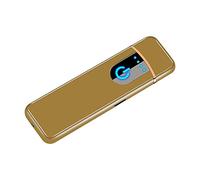 squarex Electronic Lighter, USB Rechargeable Lighter Touchscreen Ignition with LED Battery Indicator, Windproof Lighter Ultra-Thin Mute Lighter for Boyfriends Father Valentine's Day Gifts #Today