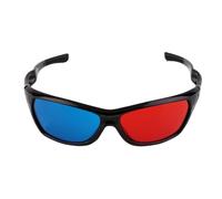 SquarezhenBo 1Pc Anaglyph Red Blue 3D Glasses for 3D Movie Comic,Large Frame,Clearer,Brighter 3D Viewing Glasses Accessories