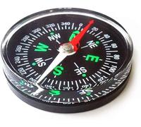 SquarezhenBo 1Pc Black Pocket Compass Mini Survival Compass Navigation Tools Ideal for Outdoor Hiking Camping，Sports and Outdoors