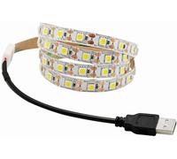 SquarezhenBo 1Pc Black USB LED Strip Light 5V White Light for TV Backlight Self-Adhesive Flexible (Warm White 50cm 30LED) Turn on The ICE, Special Lighting