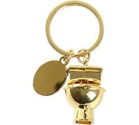 SquarezhenBo 1Pc Gold Personality Creative Mini Toilet Shape Metal Keychain Simulation Toilet Car Key Pendant Decor Small in Size,Convenient to Carry,Charms,Arts,Crafts Beading and Jewelry Making