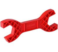 SquarezhenBo 1Pc Red Multifunctional Double Head Shower Wrench Plastic Made Lightweight Bathroom Wrench for Faucet Shower Wrench Tool,Adjustable Wrenches,Small in Size, Home Improvement Hand Tools