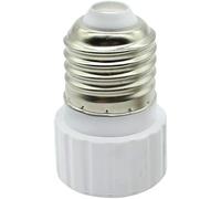 SquarezhenBo 1Pc White E27 to GU10 Fitting, Halogen Base Adapter, Elegant and Popular, Practical and Durable Design, Lamp Bases