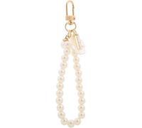 SquarezhenBo Charm Shell Pendant Keyring Purse Handbag Keychain Pearl Crystal Rhinestones Keychains Jewelry for Wife Girlfriend Women Keyrings Keychains