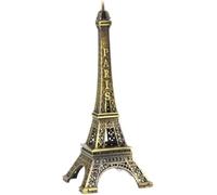 SquarezhenBo Copper Color Eiffel Tower Statue Mini Eiffel Tower Artificial Eiffel Tower Collectible Figurines Metal Mini Decorative Paris Eiffel Tower Figure Table Decoration