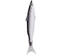 SquarezhenBo Cute Marine Series Black Ballpoint Pen, Fish Styling Pen (Silver)