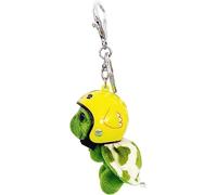 SquarezhenBo Green Cute Plush Pendant Key Ring, Small Decorative Cartoon Turtle, Stuffed Plush Key Ring, Stuffed Toy Doll, Tortoise Plush Keyring for Home, Green, 1
