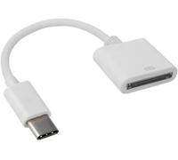 SquarezhenBo White for 30pin Female to USB 3.1 Type-C USB-C Sync Data Charging Adapter Cable Cell Phone OTG Adapters USB Cables Accessories Cables and Interconnects