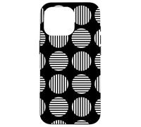 Squaring the Circle Black and White Bauhaus Shapes Mania Case for iPhone 16 Pro