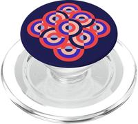 Squaring the Circle Quadrature of the Circle Red Blue Pink PopSockets PopGrip for MagSafe