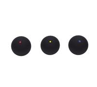 Squash Balls Multiple Speeds Single Dot Rubber Ball Set High Bounce for Novice Intermediate Players Sports Squash Ball (3pcs)