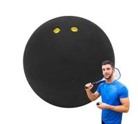 Squash Balls | with Double Yellow Dot Rubber Competition Squash Ball - Portable High Bounce for Sports Activities Beginners Training Recreational Competitive Beach Play Court
