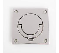 Squash Court Handle 89 x 89 x 3mm (Polished Stainless Steel)