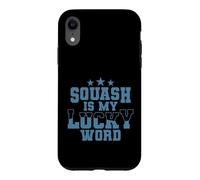 Squash is my Lucky Word Case for iPhone XR