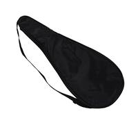 Squash Racquet Bag Lightweight Padded Racket Carry Box/Cover with Shockproof Cotton for Unisex Players 28" Adjustable Shoulder Strap (Black)