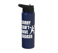 Squash Sorry I Can't Have Squash Stainless Steel Insulated Water Bottle
