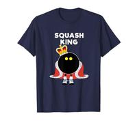 Squash T-Shirt - Funny Squash Ball King Player T-Shirt