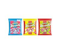 Squashies Drumstick Sharing Bag Mix Bundle - x1 Original Raspberry & Mik Flavour, x1 Sour Apple & Cherry, And x1 Bubblegum Flavour - 3 x 120g Bags