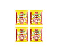 Squashies Drumsticks Sharing Bag Bundle - Original Raspberry & Mik Flavour - 4 x 120g Bags