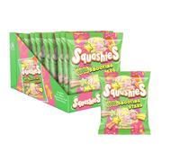Squashies Sour Shooting Stars Gums 100g - Sour Fruit-Flavoured Ftar-Fhaped Gums (12 x Bags (Full Box))