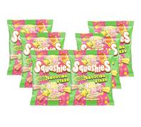 Squashies Sour Shooting Stars Gums 100g - Sour Fruit-Flavoured Ftar-Fhaped Gums (6 x Bags (Half Box))