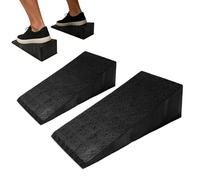 Squat Blocks - Textured Handle Lift Ramp, Durable Gym Support Wedge | Training Wedge for Squats, Compact Exercise Aid for Raised Heel Lunges, the