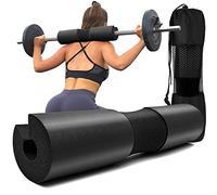 Squat Pad - Foam Barbell Pad for Squats Cushion, Lunges & Bar Padding for Hip Thrusts - Standard Weight Bar Pad - Provides Cushion to Neck and Shoulders While Training