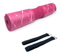 Squat Pad Hip Thrust Pad, Marbling Barbell Pad Thick Cushion for Squats Lunges Glute Bridges, Fits Olympic Bars and Smith Machine
