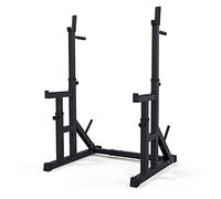 Squat Rack Adjustable Multi-Function Squat Rack Barbell Rack Stand Max Load Adjustable Squat Rack Dipping Station Dip Stand Fitness Barbell Stands Press Equipment Home Gy