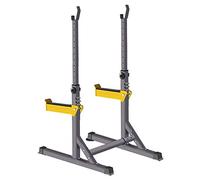 Squat Rack Adjustable Squat Rack Stands, Squat Rack Bench Press Bar and Weights Support for Curl Barbell,Strength Training Home Gym