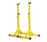 Squat Rack Barbell Squat Rack Stand Adjustable Height Solid Steel Bench Presses Adjustable Barbell Stand Split Squat Rack Bodybuilding Gym W