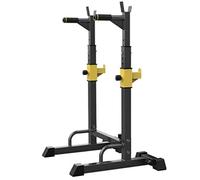 Squat Rack Squat Rack with Pull Up Bar Adjustable Heavy Duty Squat Rack Stand Multifunctional Squat Rack Squat Barbell Rack Dip Stand for We