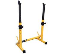 Squat Rack Squat Stand,Adjustable Bench Press Rack 800LBS Max Load,Multi-Function Weight Lifting Home Gym Fitness,Yellow