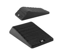 Squat Slanting Wedge Platform 2PCS Squat Wedge Block for Non Slip Professional Slant Ramp Board Calf Raise Yoga Equipment Black Stretcher