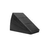 Squat Slanting Wedge Platform 3Pcs Leg Stretcher Foot Squat Wedge Foam Slant Board for Squats Calf Raise Block Yoga Equipment Easy Install(Black)